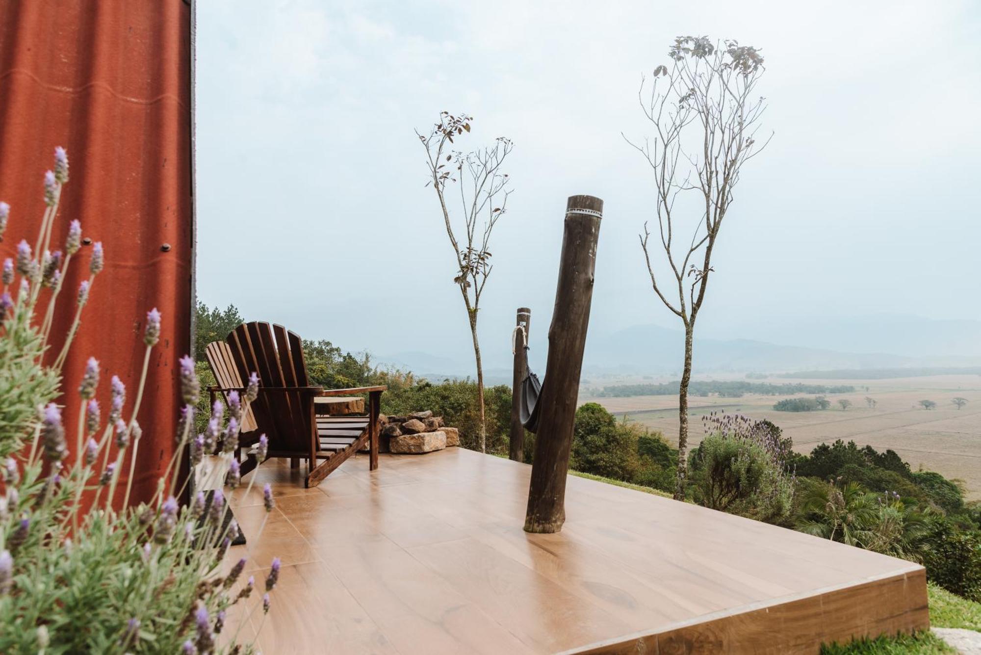 Vale Dos Saltos Cabanas Tijucas Bagian luar foto