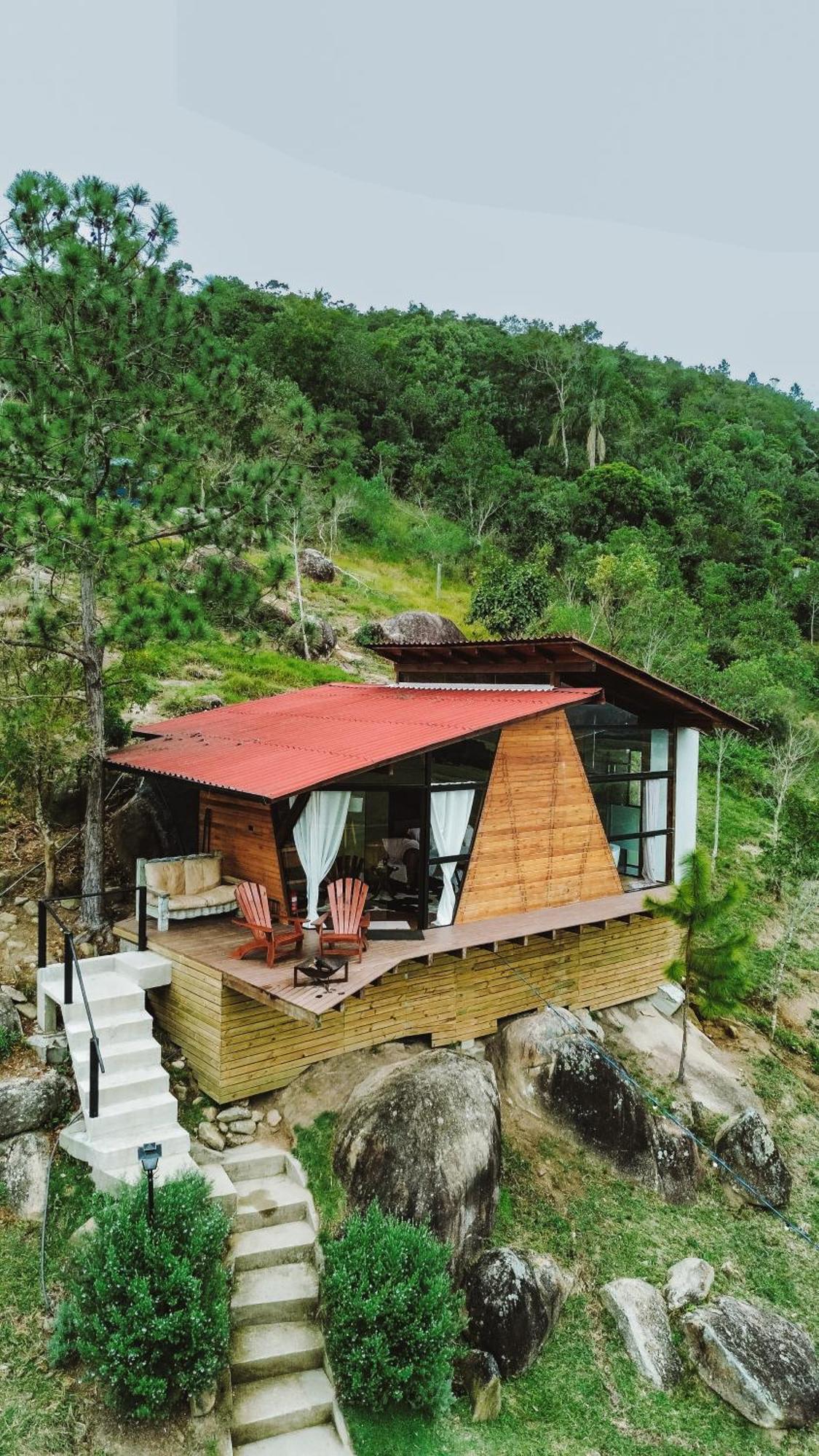 Vale Dos Saltos Cabanas Tijucas Bagian luar foto
