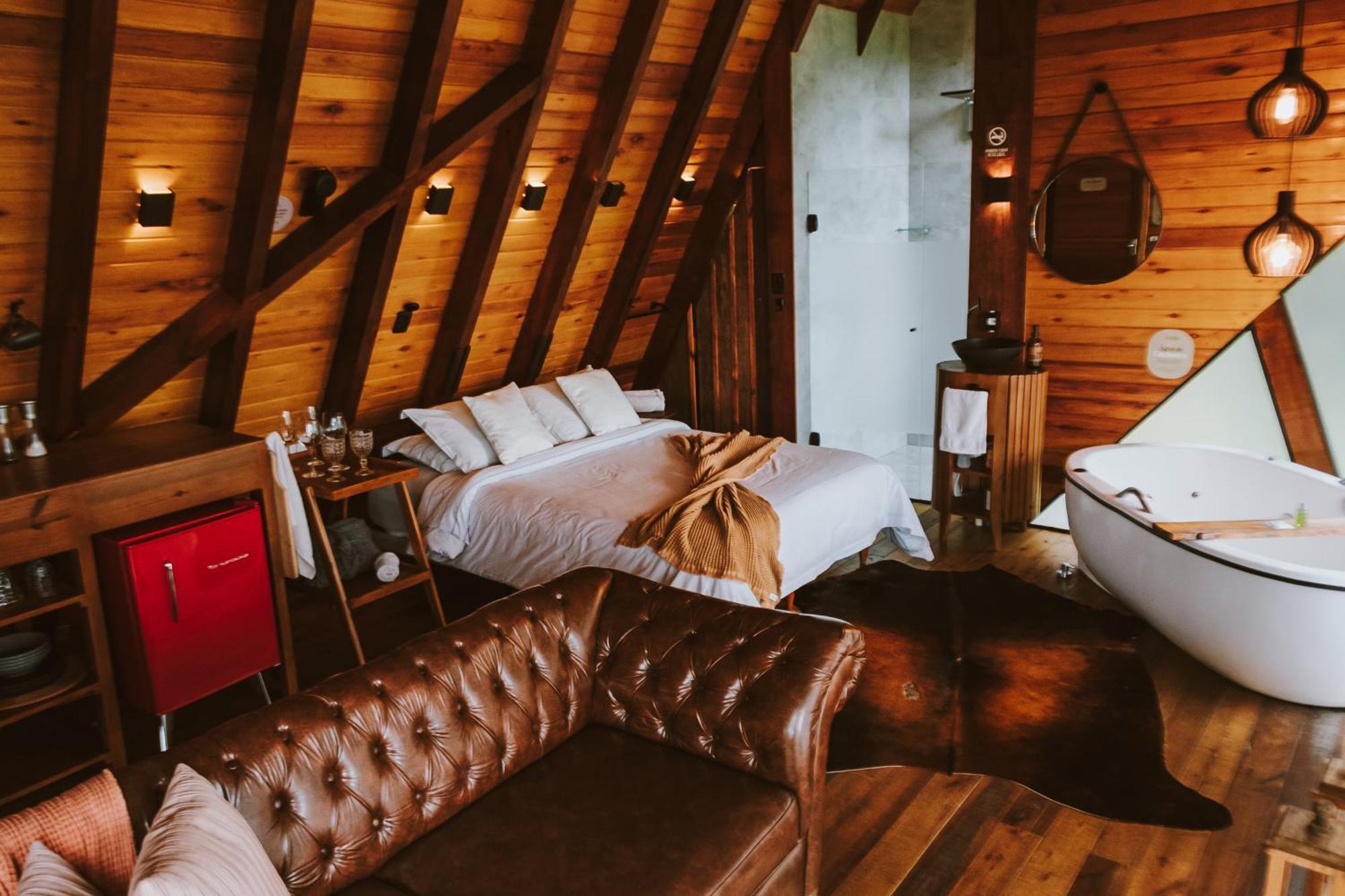 Vale Dos Saltos Cabanas Tijucas Bagian luar foto