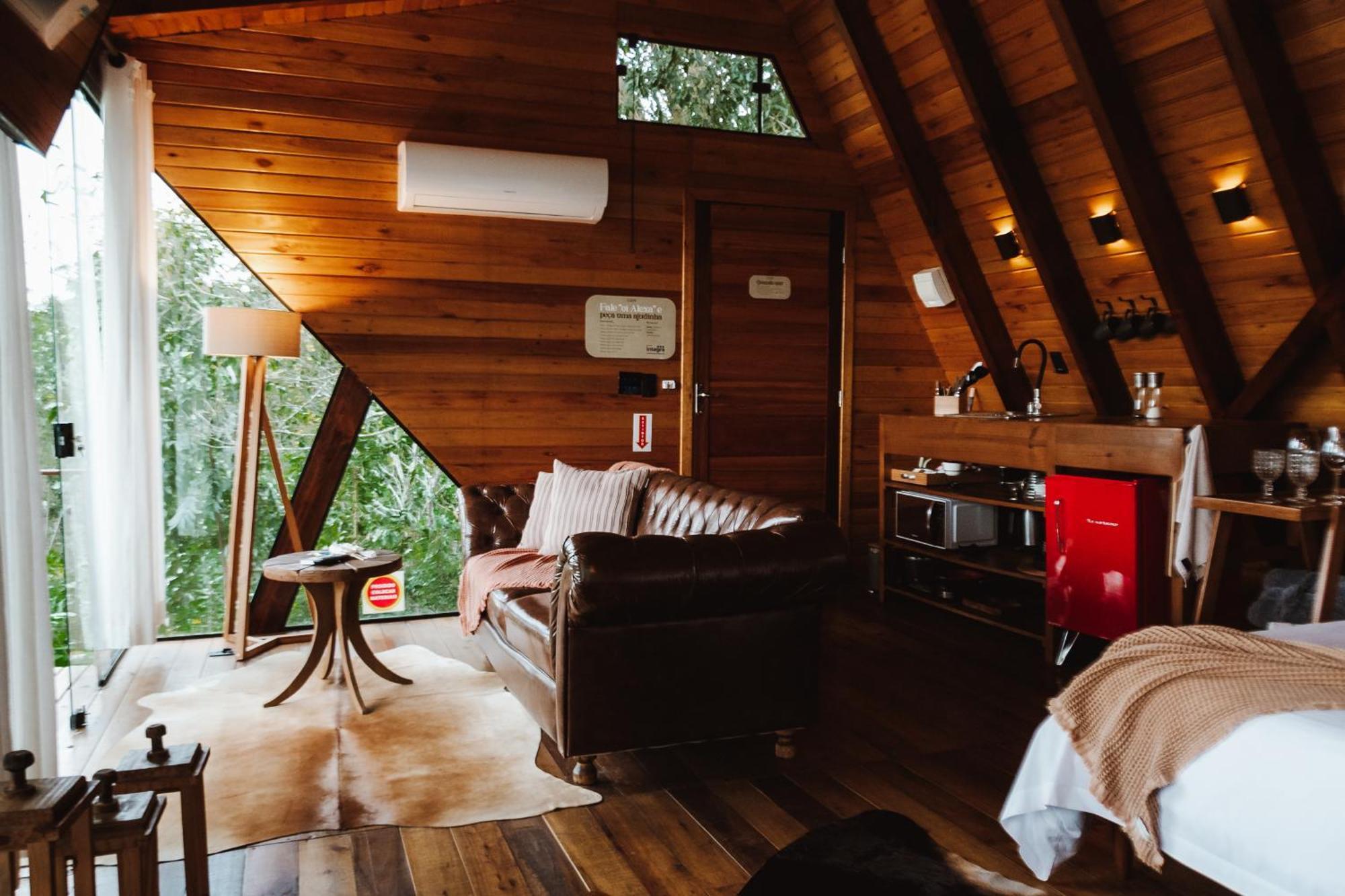 Vale Dos Saltos Cabanas Tijucas Bagian luar foto