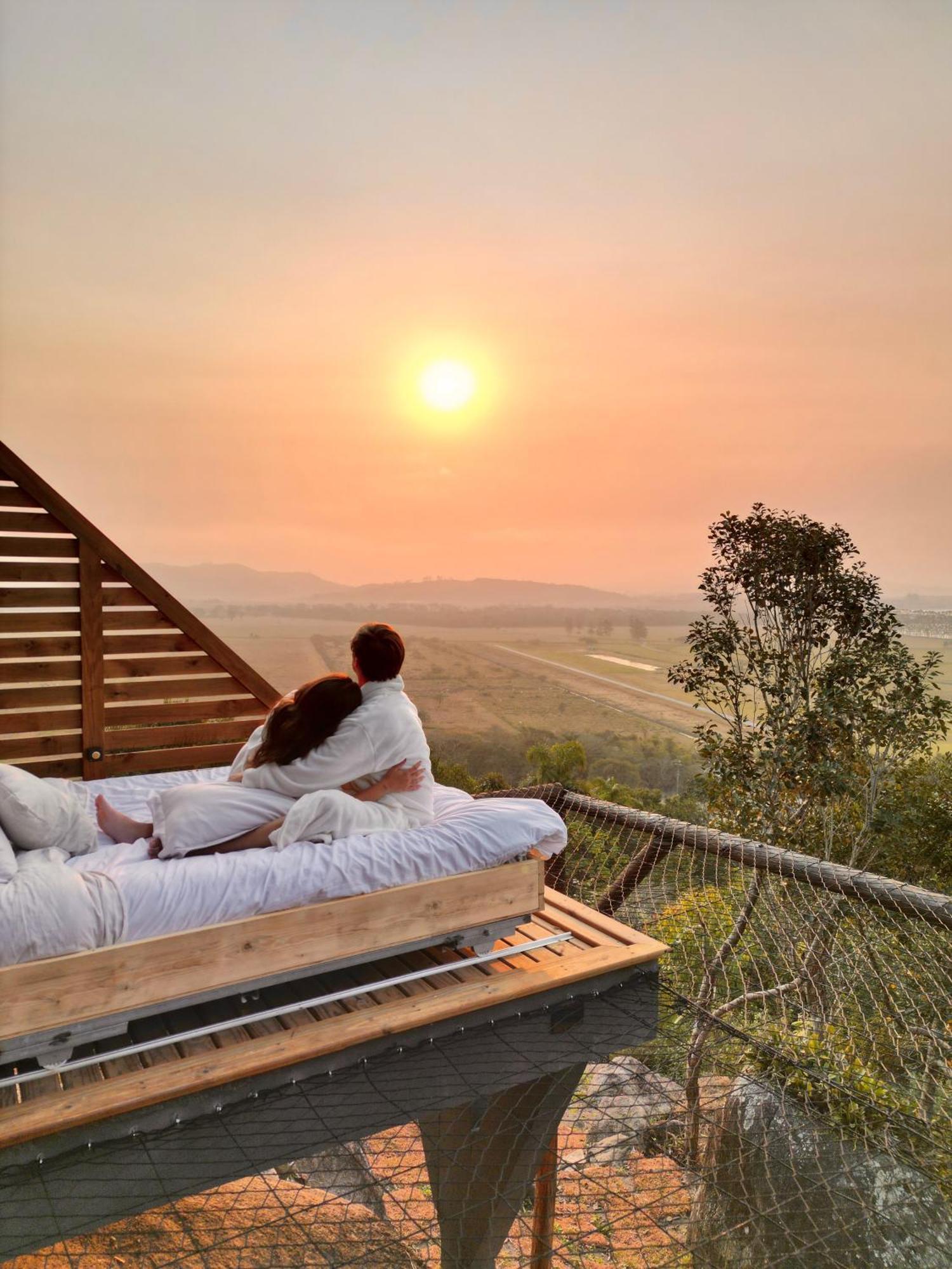 Vale Dos Saltos Cabanas Tijucas Bagian luar foto